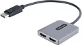 Produktbild: StarTech.com Displayport MST Hub auf Dual HDMI 4K 60Hz - DP 1.4 Multi Monitor Adapter/Multi Stream Transport Hub - 30cm Kabel - zwei HDMI Monitore zu Displayport 1.4 Computer anschließen - Nur Windows kompatibel (MST14DP122HD)