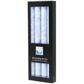 Produktbild: Stearin-Stabkerzen, 22/250 mm, Taubenblau, KERZENFARM HAHN, Brenndauer ca. 10h, 4 Stück pro Verpackung