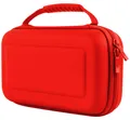 Produktbild: Orzly Tragetasche Kompatibel mit Nintendo Switch und New Switch OLED-Konsole - Rot schützende Hülle, Harte tragbare Reisetasche mit Taschen für Zubehör und Spiele