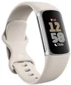 Produktbild: Fitbit Charge 6 Fitness Tracker, Porcelain/Silber