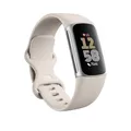 Produktbild: Fitbit Charge 6 Fitness Tracker 7 Tage Akku AMOLED Touchscreen Silber