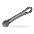 Produktbild: Wäscheleine 20 Meter (1er Pack/Anthrazit) - Leine ausziehbar 2,2mm, extra stark durch Nylonkern - Ersatzleine für Wäschespinne, Wäschetrockner Garten