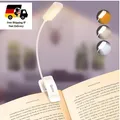 Produktbild: Leselampe Buchlampe mit 9 LEDs, USB Wiederaufladbar, Dimmbar, Weiß, für Lesen, 3