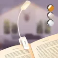 Produktbild: Leselampe Buch Klemme 9 LEDs 3 Farbtemperatur Modi USB Wiederau