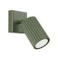 Produktbild: SOLLUX lighting Wandleuchte Innen Wandlampe Aluminium 1 Flammig 8 x 16 x 16 cm Karbon Olivgrün