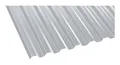 Produktbild: Einsteiger Polycarbonat Profilplatte Trapez 76/18 1040 x 2000 x 0,8 mm - Klar - 2802403