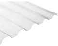 Produktbild: Gutta Polycarbonat Wellplatte Trapez 76/18 klar 2000 mm x 1040 mm x 0,8 mm