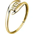 Produktbild: CHRIST Diamantring CHRIST Damen-Damenring 375er Gelbgold 12 Diamant gelb|goldfarben 54