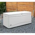 Produktbild: Lifetime Kunststoff Gartenbox 495 L | Auflagenbox & Gartentruhe | Lichtgrau | 61x152x67 cm - Lichtgrau