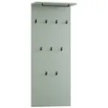Produktbild: MÖBELPARTNER Wandgarderobe Janne 153015 grün Holz 9 Haken 50,0 x 110,6 cm