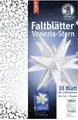 Produktbild: Ursus - Ludwig Bähr Bastelfilz Faltblätter Venezia-Stern Apart Klassik 120g/qm 7x30cm