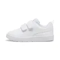 Produktbild: Puma Unisex Kinder Courtflex V3 V Ps Sneaker, Puma White Puma White Silver Mist, 35 EU
