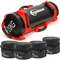 Produktbild: Eyepower - 20kg Profi Power Bag mit 4 Wasserdichten Kettlebell Gewichten 6 Griffe Sandbag