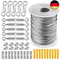 Produktbild: Drahtseil Edelstahl 30M Drahtseil Set 57PCS/Set 2mm