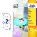 Produktbild: AVERY Zweckform CD-Etiketten L6043-25 Ø 117mm
