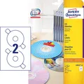 Produktbild: AVERY Zweckform CD Etiketten ClassicSize weiß 50 Etiketten