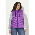 Produktbild: Ulla Popken Steppweste HYPRAR Steppweste wasserabweisend Kapuze abnehmbar lila 50/52