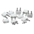 Produktbild: WITTKOWARE Zubehör zur Krippen-/Puppenstuben-Elektrifizierung (Zwergstecker-Set, 2-polig, weiß, 10 Stück)