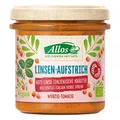 Produktbild: Allos Brotaufstrich mit roten Linsen & italienischen Kräutern (140 g) - Bio