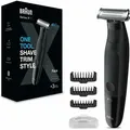 Produktbild: Braun XT3100, Schwarz, 1 mm, 3 mm, 1 mm, Edelstahl, CE - Schwarz
