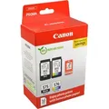 Produktbild: 2 Canon Tinten 5438C004 PG-575 + CL-576 Doppelpack KCMY + Papier