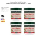 Produktbild: Herbamedicus Balsam mit Rotes Weinlaub Pflege bei Krampfadern & Müden Beinen x4