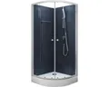 Produktbild: Komplettdusche Aurlane BLUE RIVER 85 x 85 x 195 cm silbergrau