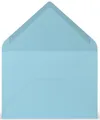 Produktbild: Rössler Briefumschlag Briefumschläge Coloretti VE=5 Stück B6 himmelblau