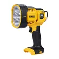 Produktbild: DEWALT Akku-LED-Strahler / Baustellenstrahler (18 V, max. 1.000 Lumen, max. 400 m Distanz, drei weiße und ein abgesoftete rote LED, drehbarer Lampenkopf, Lieferung ohne Akku und Ladegerät), DCL043