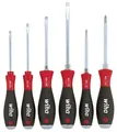 Produktbild: Wiha Schraubendrehersatz Sechskant SoftFinish(R) Schlitz/Phillips 6-tlg.- 21250