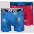 Produktbild: CAMP DAVID Boxershorts Set: (2-St) mit All Over Print bunt L