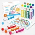 Produktbild: Punktmarker 14 Farben Wasserbasis Kindergartenkunstset 20 Muster