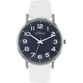 Produktbild: Quarzuhr S.OLIVER, weiß, Armbanduhren, Damen, Quarzuhr, Armbanduhr, Damenuhr, analog, Silikonarmband