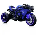 Produktbild: Moni Elektromotorrad, Blau, Kunststoff, 33x53x105 cm, male, Spielzeug, Kinderspielzeug, Kinderautos & Elektro-Kinderautos