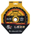 Produktbild: DeWalt DT10399-QZ 190 x 30 mm/ 3x 24WZ ELITE Kreissägeblätter für Handkreissägen