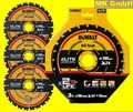 Produktbild: 3-tlg. DeWALT DT 10399 ELITE Kreissägeblätter-Set 190x30 mm, 24Z WZ, Nail Tough