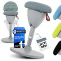 Produktbild: SteinLife Bürohocker Ergonomisch [TESTSIEGER] Sitzhocker Höhenverstellbar [48-68cm] Ergonomischer Hocker für Büro [Schwingeffekt] Wackelhocker Stehhocker | Arbeitshocker rutschfest Rund