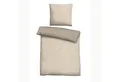 Produktbild: Biberna Bettwäsche Biberna Melange-Flanell Bettwäsche uni, Größe 1x 135x200 cm + 1x