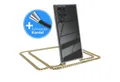 Produktbild: EAZY CASE Handykette 2in1 Metallkette für Samsung Galaxy S22 Ultra 5G 6,8 Zoll, Hülle mit Band Silikonhülle durchsichtig Necklace Cover Slimcover Gold