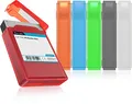 Produktbild: ICY BOX 6er Set Festplatten Box für 3,5 Zoll HDD zum Schutz oder Aufbewahrung, stapelbar, Beschriftung, Hardcase Hülle, Kunststoff, mehrfarbig, IB-AC602b-6