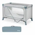 Produktbild: hauck Dream N Play Plus: Komfortables Kinderreisebett in Dusty Blue