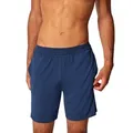 Produktbild: Skiny Loungehose Herren Hose kurz Cooling Deluxe Night (Stück, 1-tlg) gerader Beinausschnitt blau XXL