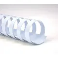 Produktbild: GBC Plastikbinderücken CombBind, DIN A4, 16 mm, weiß
