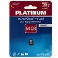 Produktbild: PLATINUM SecureDigital Micro SDXC-Speicherkarte 64 GB Class 10 177322