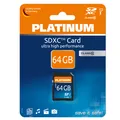 Produktbild: Platinum 64GB Class 10 SDXC Speicherkarte perfekt für Handy Smartphone Camcorder