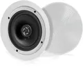 Produktbild: Pyle 13cm- Deckenlautsprecher, Einbaulautsprecher, Wandlautsprecher, 150W- Deckenlautsprecher Bluetooth, Flache Lautsprecher, Hochtöner, 2 Wege Lautsprecher, Ceiling Speaker, Stereo Sound System