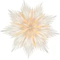 Produktbild: Mea-Living Stella Rosalia weiß 60 cm, Papierblume aus festem Papier - Leuchtstern, Papierstern, Weihnachtsstern