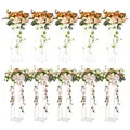Produktbild: VEVOR 10er-Set Blumenhocker Eckig Blumenständer Beistelltisch Modern Acryl 60cm