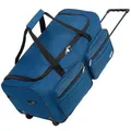 Produktbild: Monzana Reisetasche 108332, blau, 70 cm, mit Rollen und 3 Außenfächern, aus Polyester, 85 Liter