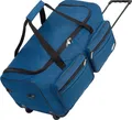 Produktbild: MONZANA® Reisetasche mit Rollen 85 Liter Volumen Trolley Funktion Teleskopgriff 70x36x34cm Standfüße XL Groß Weichgepäck Reisegepäck Gepäcktasche